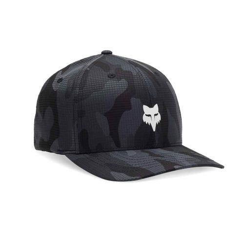 Fox Head Camo Tech Flexfit Hat - Black Camo