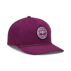 W Race Rope Trucker Hat - Sangria