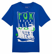 Fox Youth Energy Blast Tee Blue front