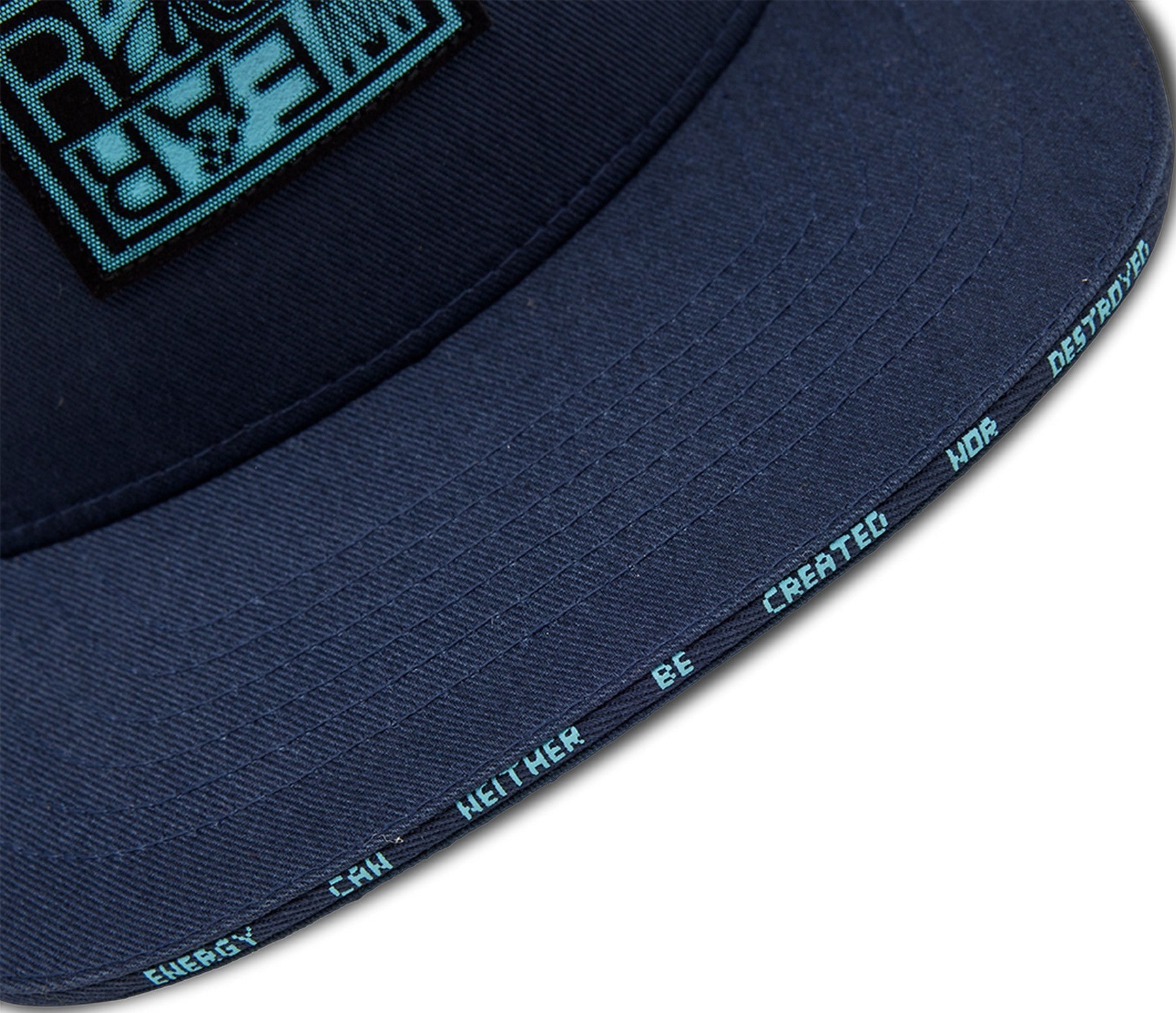 Fox Throttle Snapback Hat in midnight - back