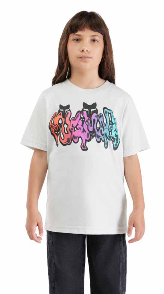 Fox Youth Future Tee Light Grey front
