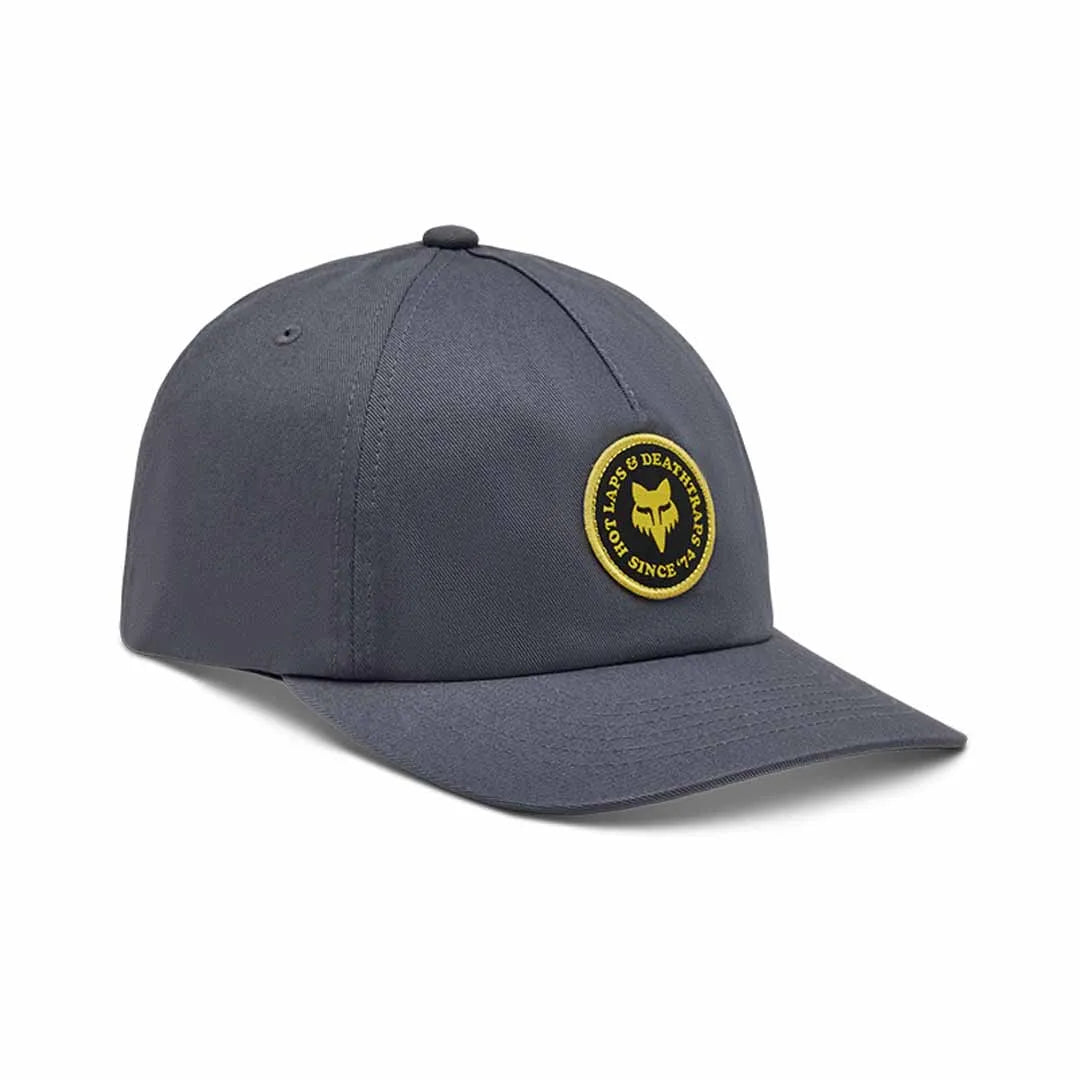 Fox Hotlaps Adjustable Hat in graphite - front