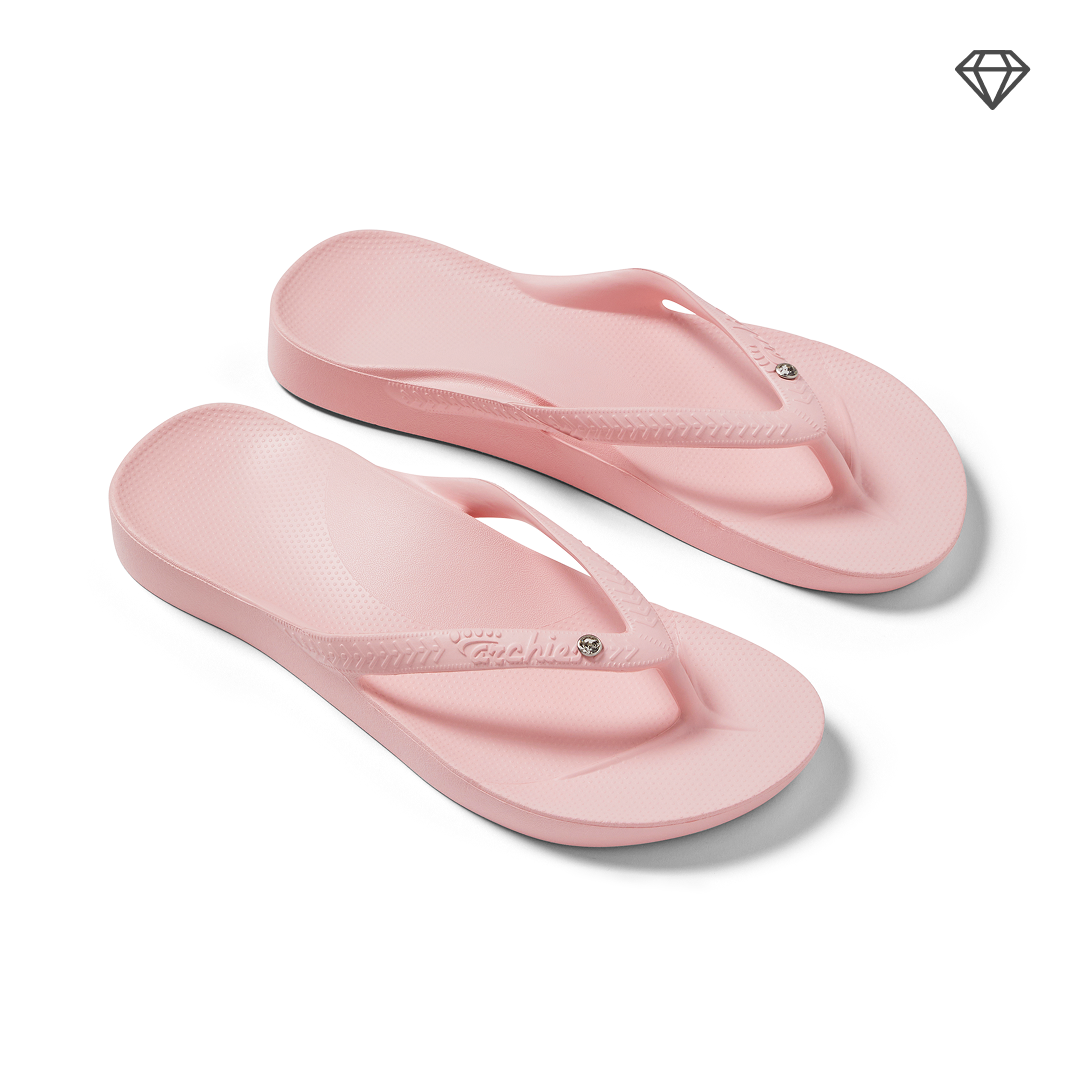 Archies Arch Support Thongs - Classic - Crystal Pink (view 3)