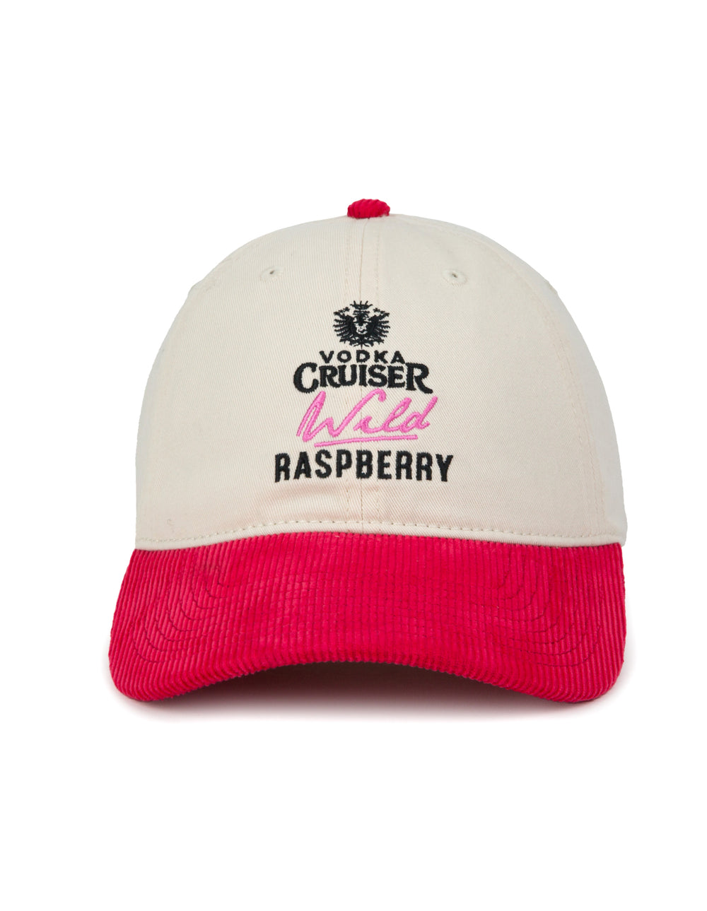 Vodka Cruiser Raspberry Two Tone Cord Ball Park Cap - Raspberry