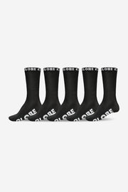 Blackout Crew Socks - 5pk - 7/11 - Catani Clothing