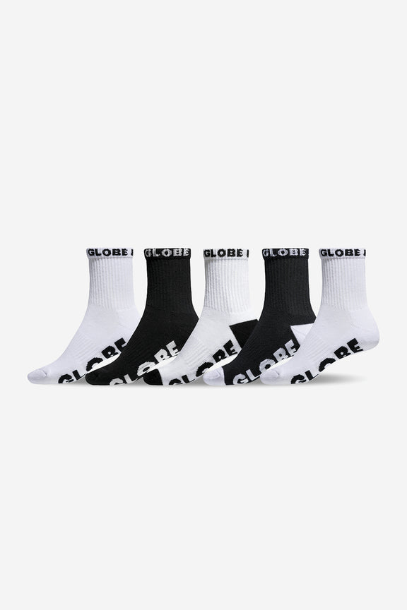 Globe -  Quarter Sock 5pk - 7/11