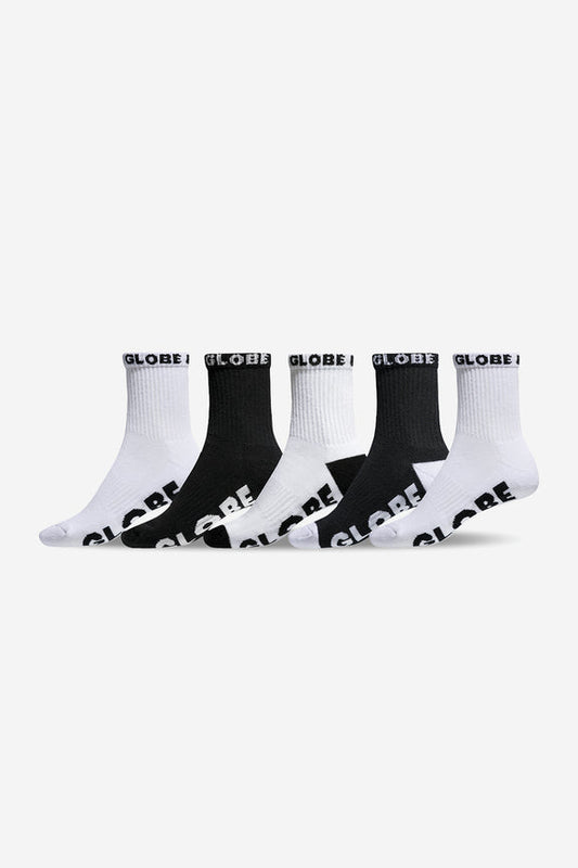 Globe -  Quarter Sock 5pk - 7/11
