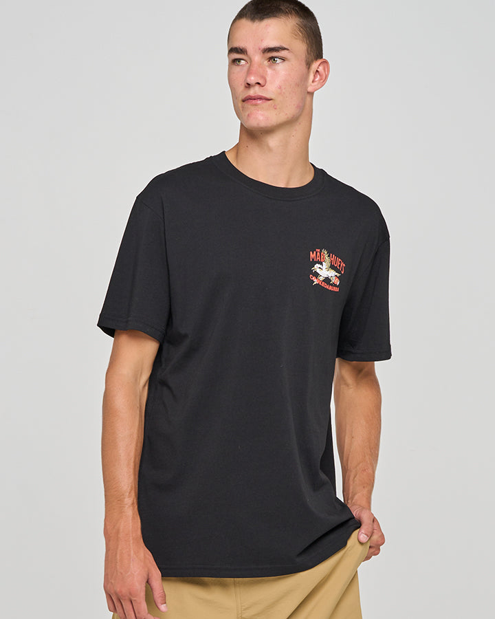 Cookedaburra Trio Short Sleeve Tee - Black - Catani Clothing