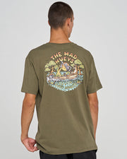 Loving Mangroves Short Sleeve Tee - Olive - Catani Clothing