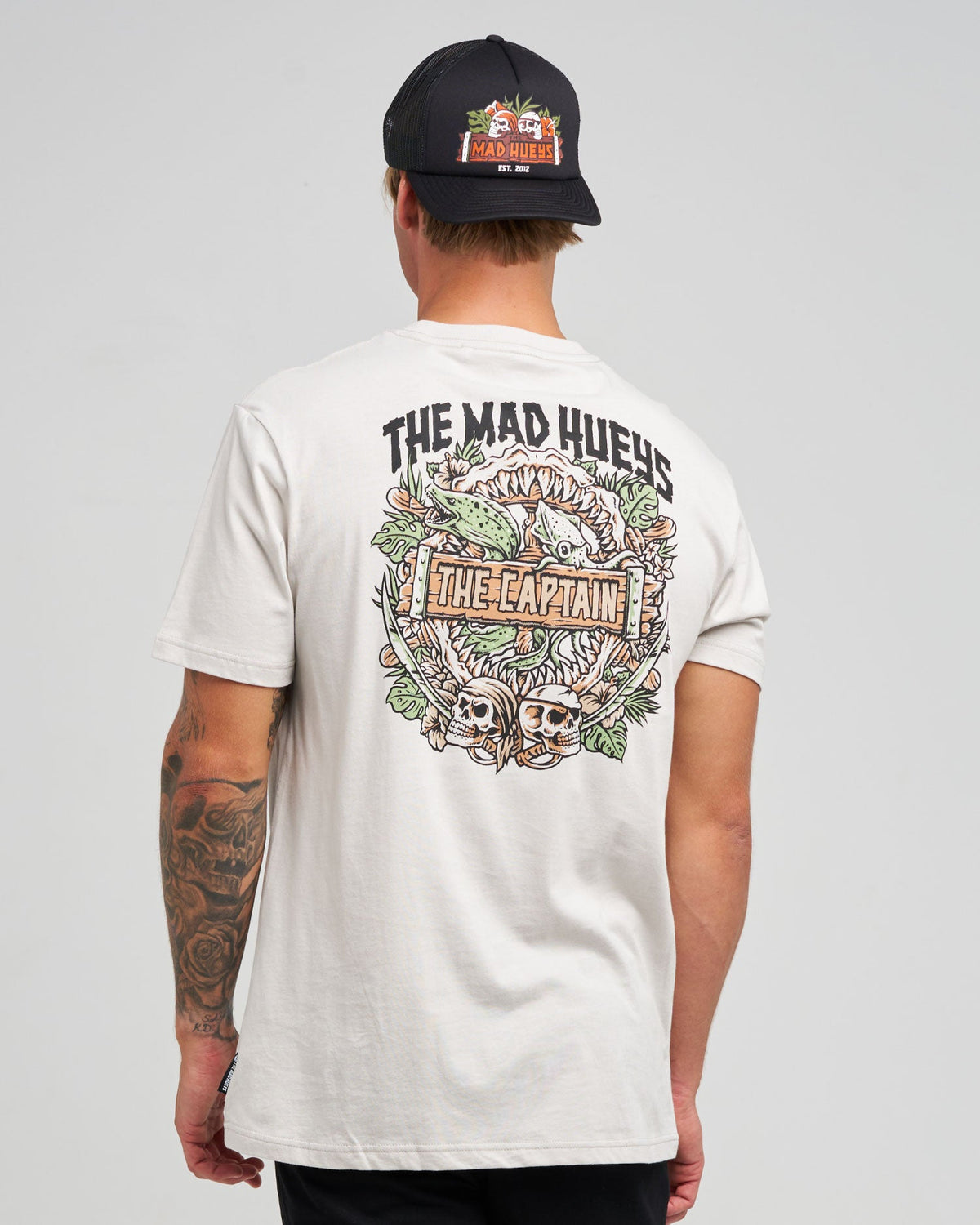 Smoke Troppo Captain tee back print