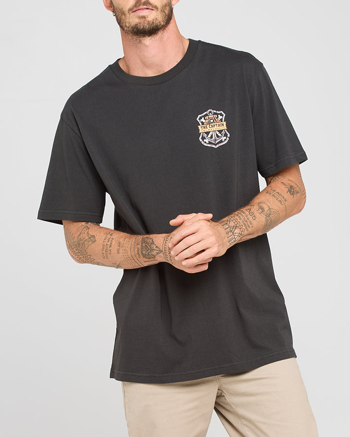 Deep Sea Captain SS Tee - Vintage Black