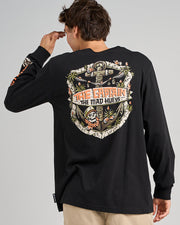 The Tiki Captain LS Tee - Black - Catani Clothing