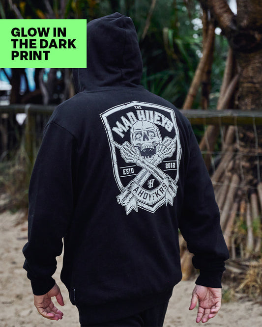 Ahoy Fkrs Shield Hooded Pullover - Black
