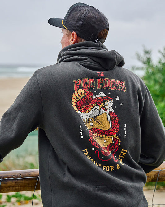 Fangin Hooded Pullover - Vintage Black