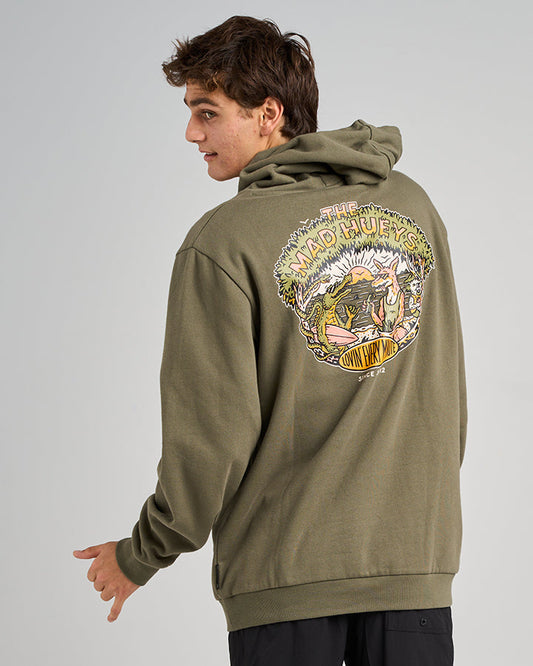 Lovin Every Minute Hooded Pullover - Olive
