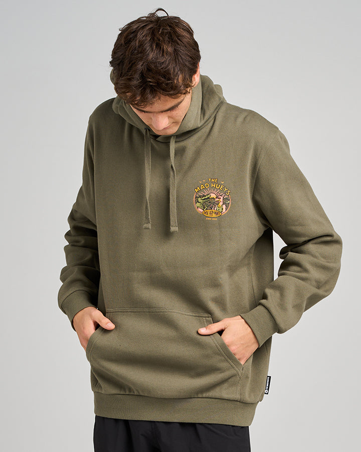 Lovin Every Minute Hooded Pullover - Olive