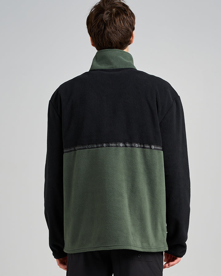 Tidal Quarter Zip - Oil Green
