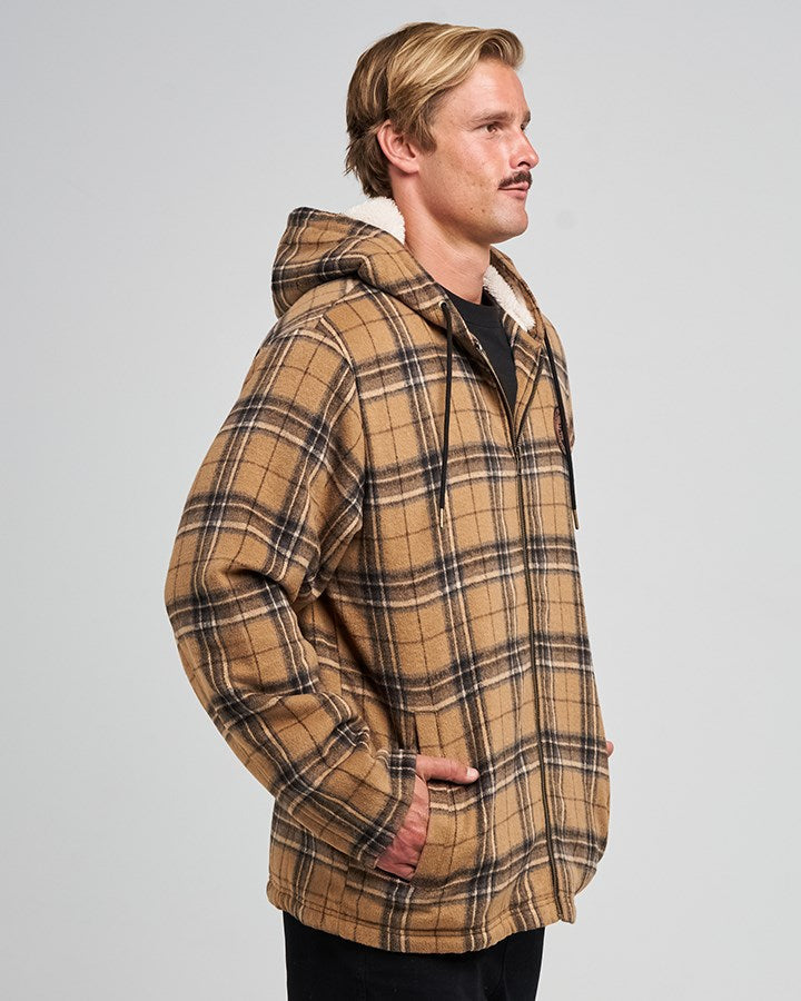 The Mad Hueys Hazza Jacket - Walnut (view 3)