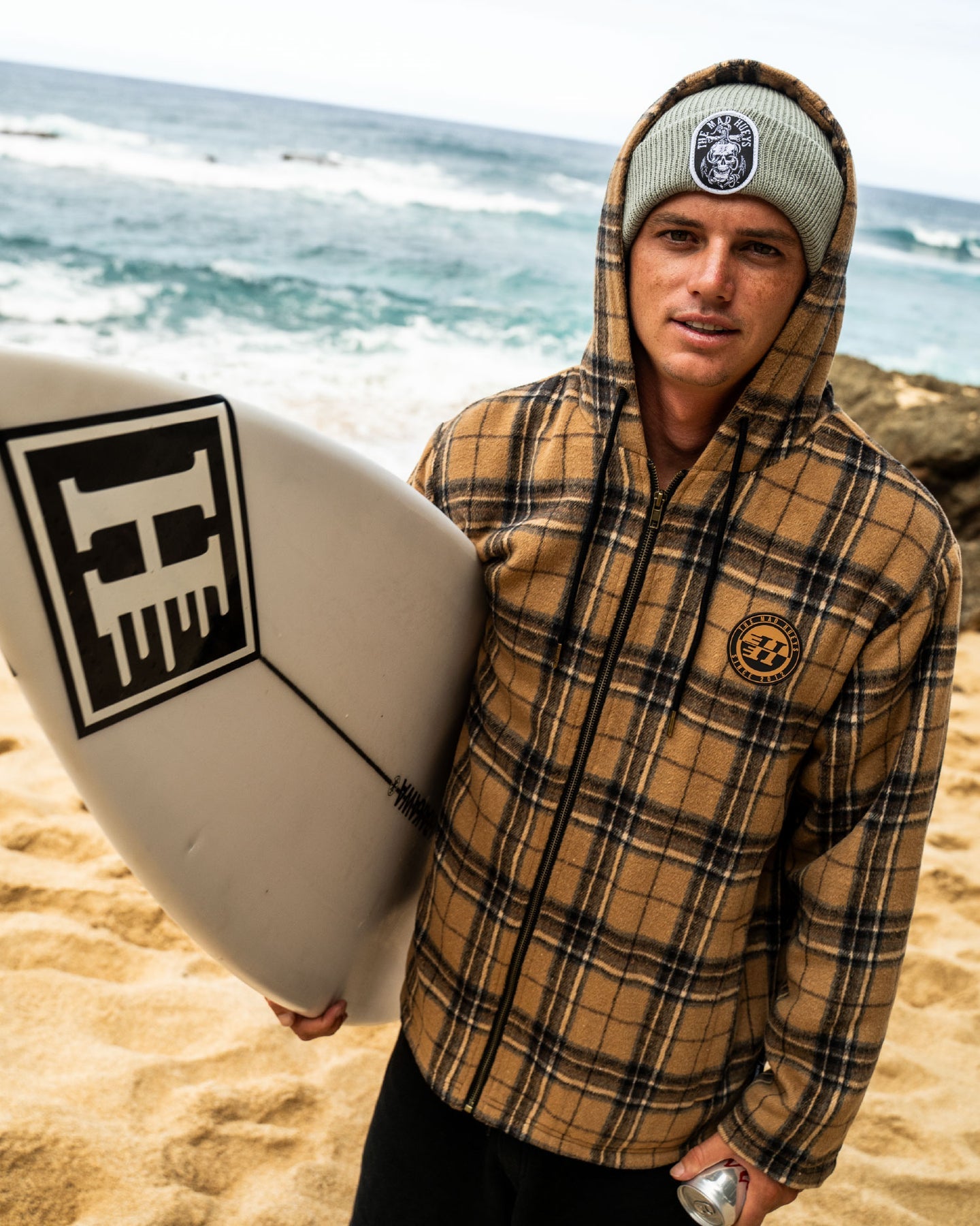 The Mad Hueys Hazza Jacket - Walnut (view 4)