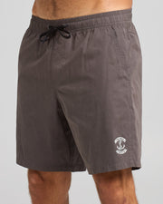 Skull Anchor 18" Volley Short - Charcoal - Catani Clothing