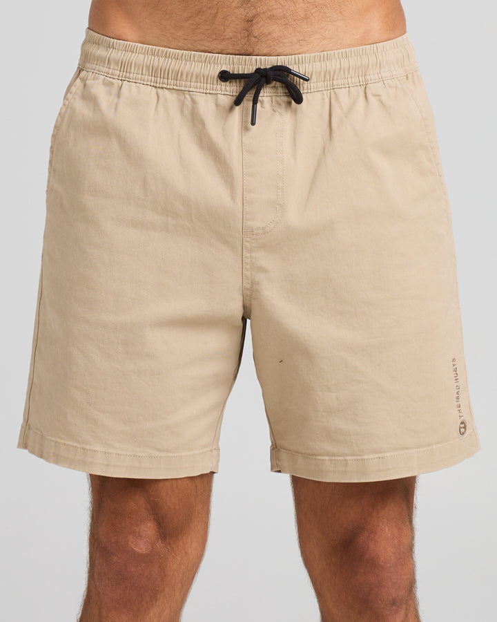 The Mad Hueys Stranded 18" Chino Short - Taupe (view 3)