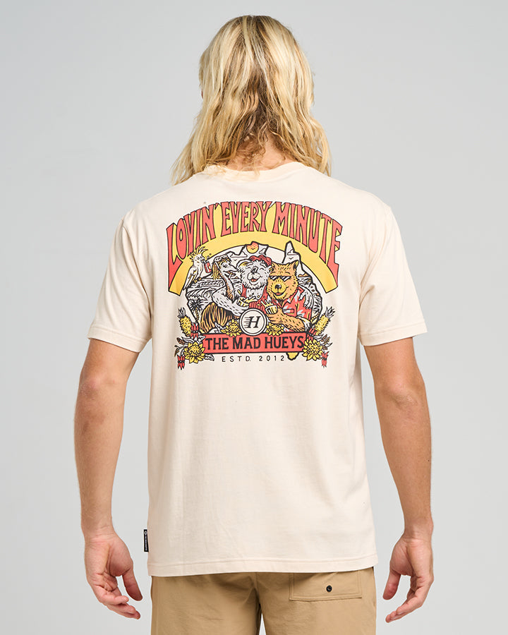 Oz Straya SS Tee - Cement