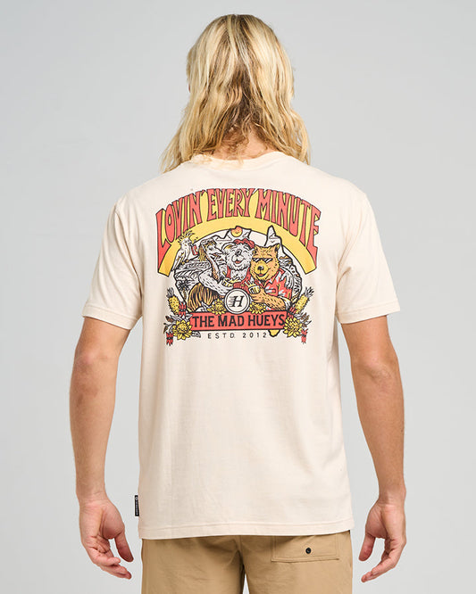 Oz Straya SS Tee - Cement