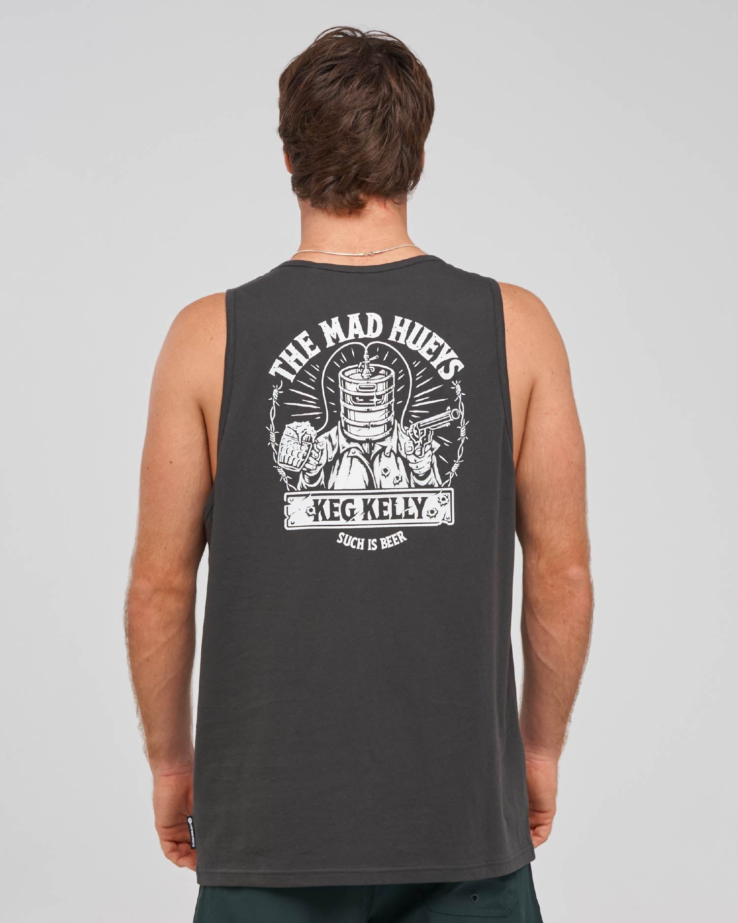 Mad Hueys Such Is Kelly Tank in vintage black - back