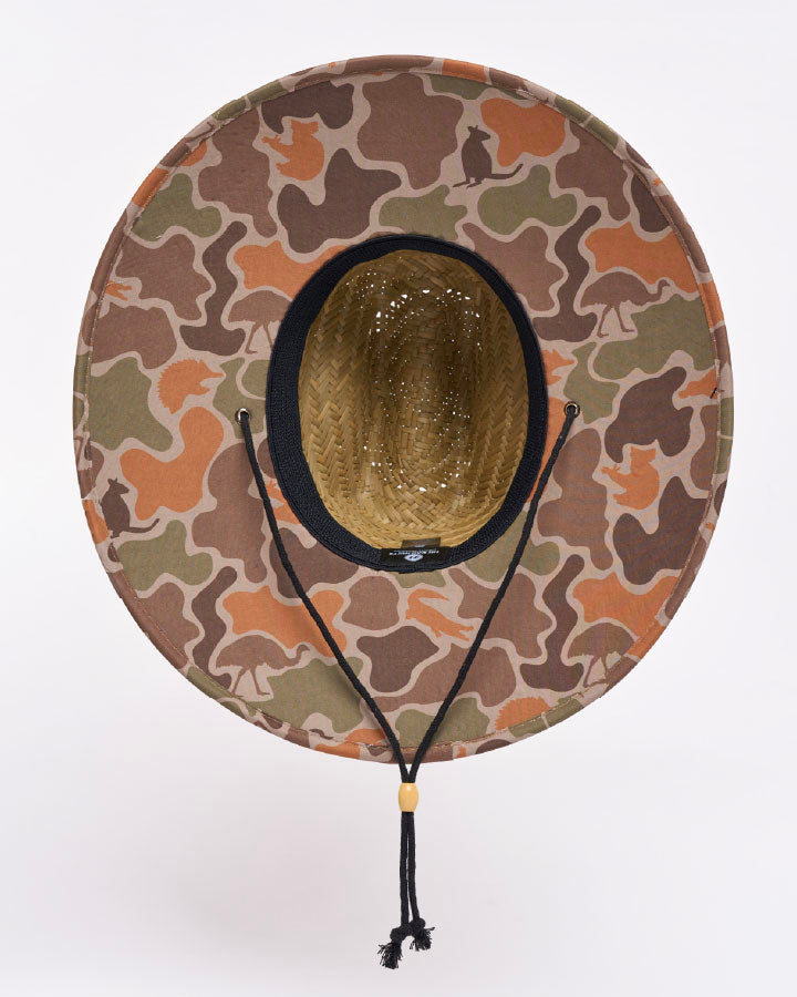 The Mad Hueys Loving Every Ute Straw Hat Natural side