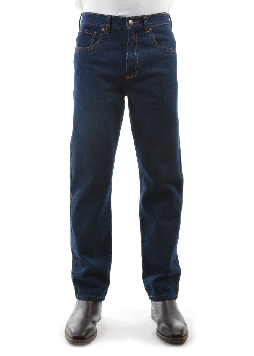 Hard Slog Denim Jean in dark blue - front