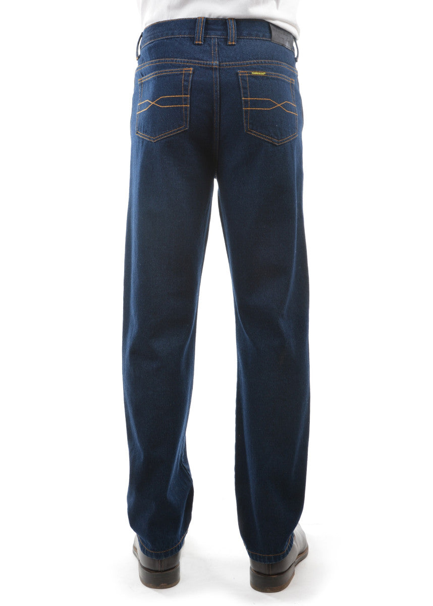 Hard Slog Denim Jean in dark blue - detail
