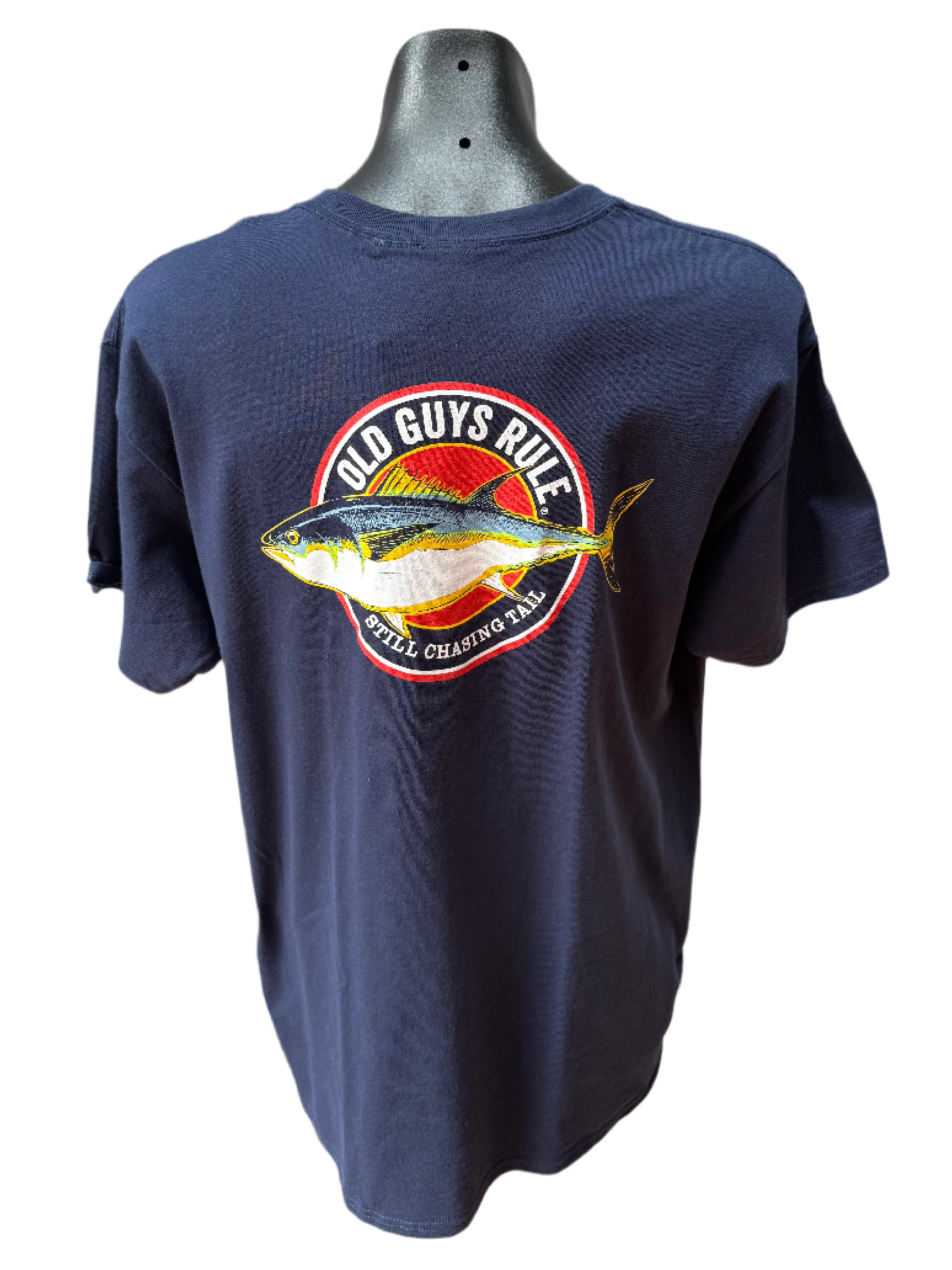 Chasing Tail Tee - Navy - Catani Clothing