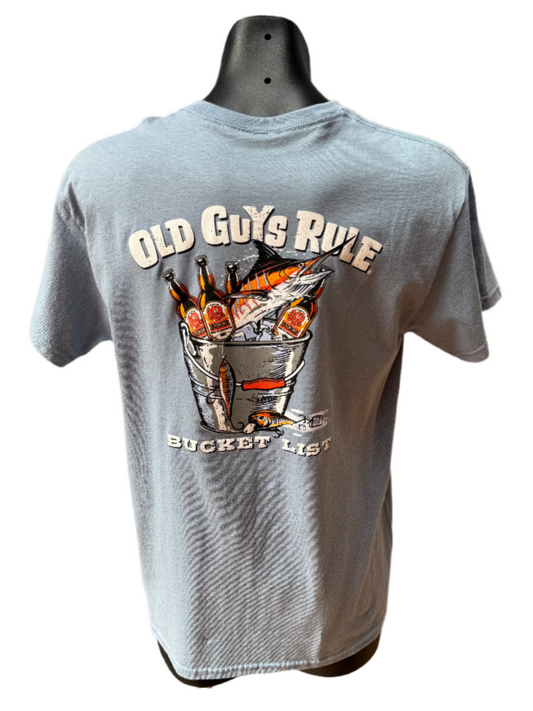 Bucket List Tee - Stone Blue