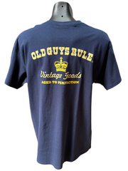 Vintage Label | Aged To Perfection Tee - Navy - Catani Clothing