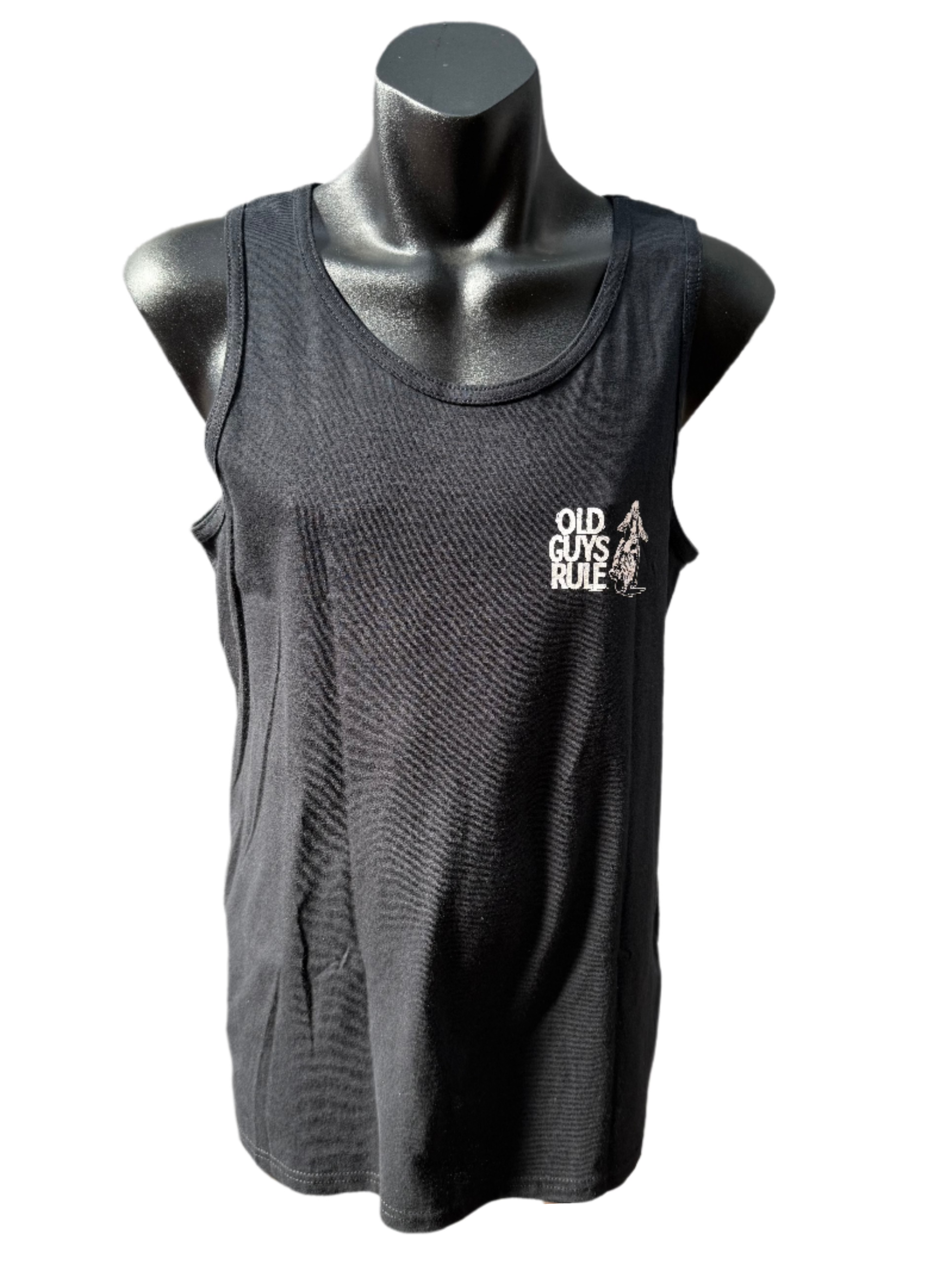 Biker Guy Tank - Black - Catani Clothing
