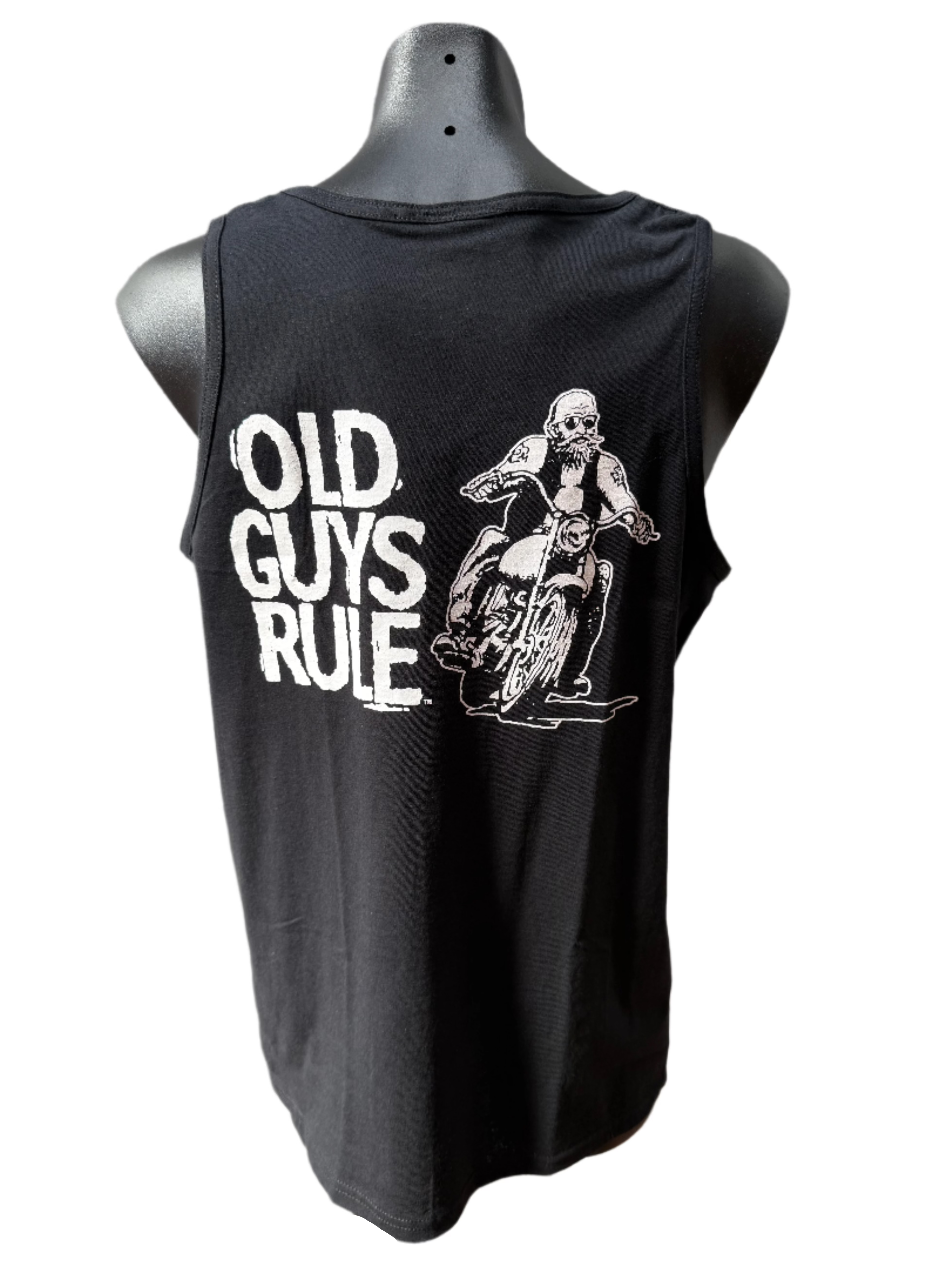Biker Guy Tank - Black - Catani Clothing