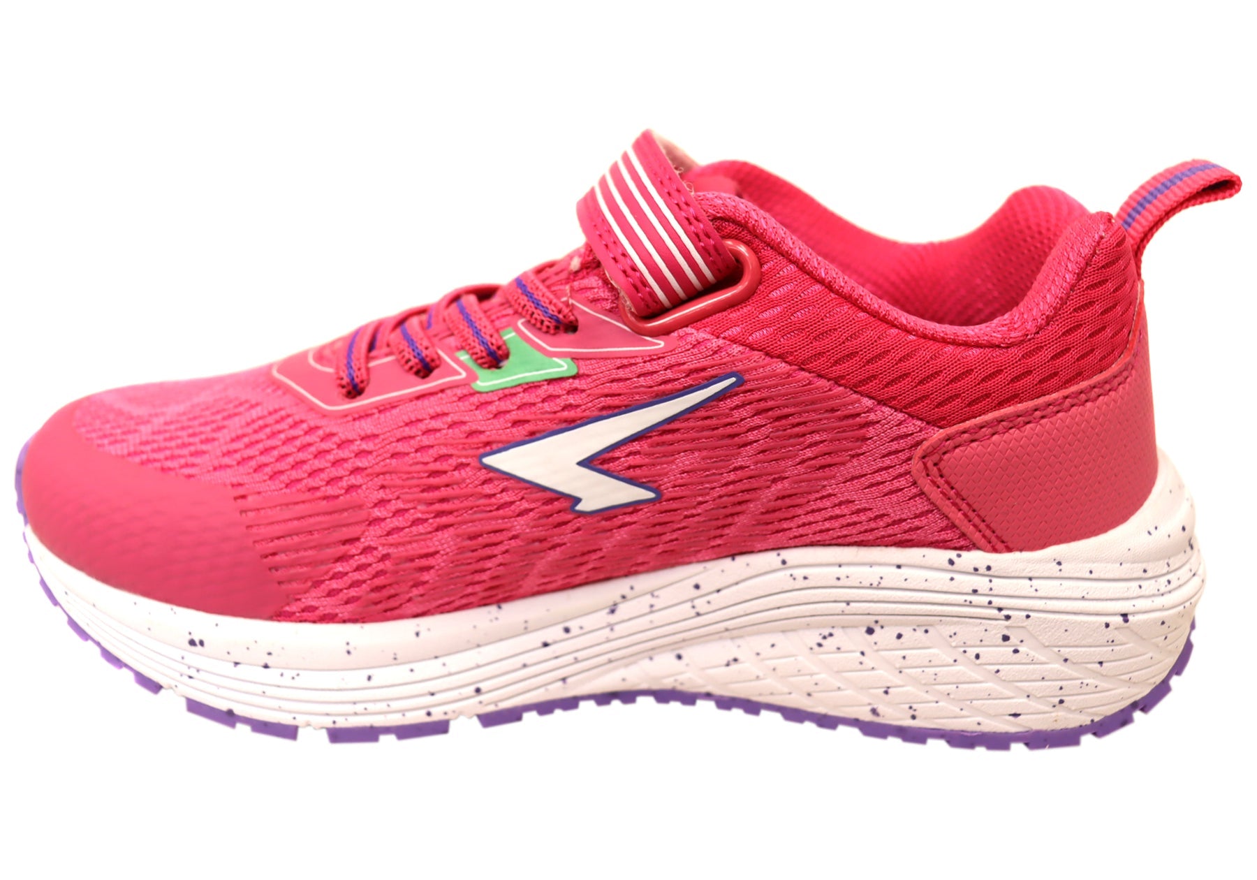 Sfida Prota Girls Fuchsia Lilac shoe, angle view