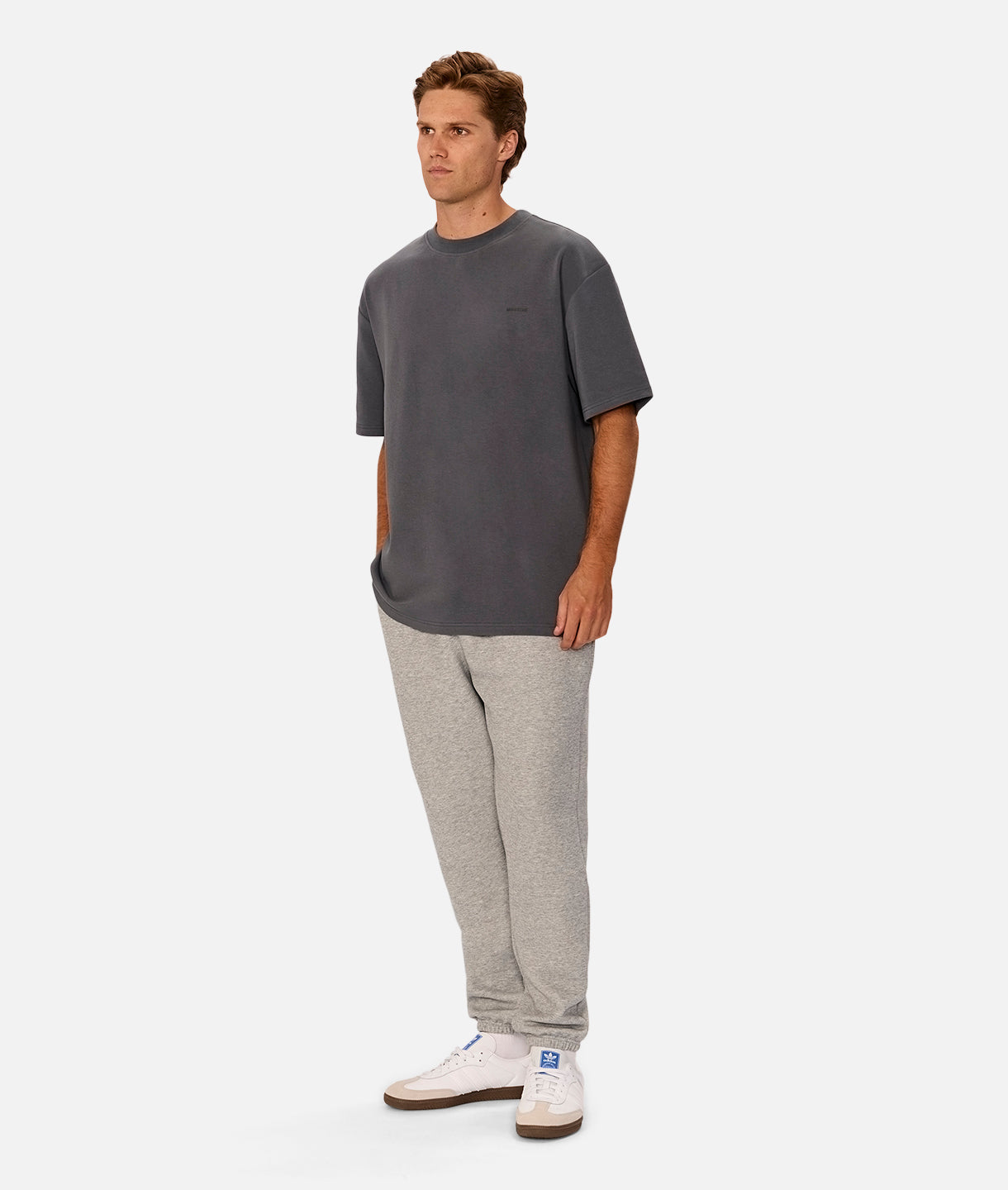 Industrie Newport Tee in Slate - front