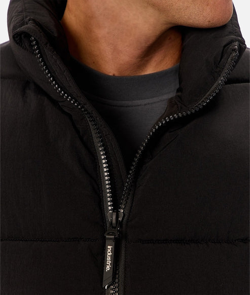 The Busan Puffer Vest - Black