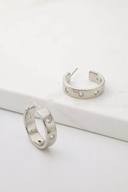 Kristen Hoop - Silver - Catani Clothing