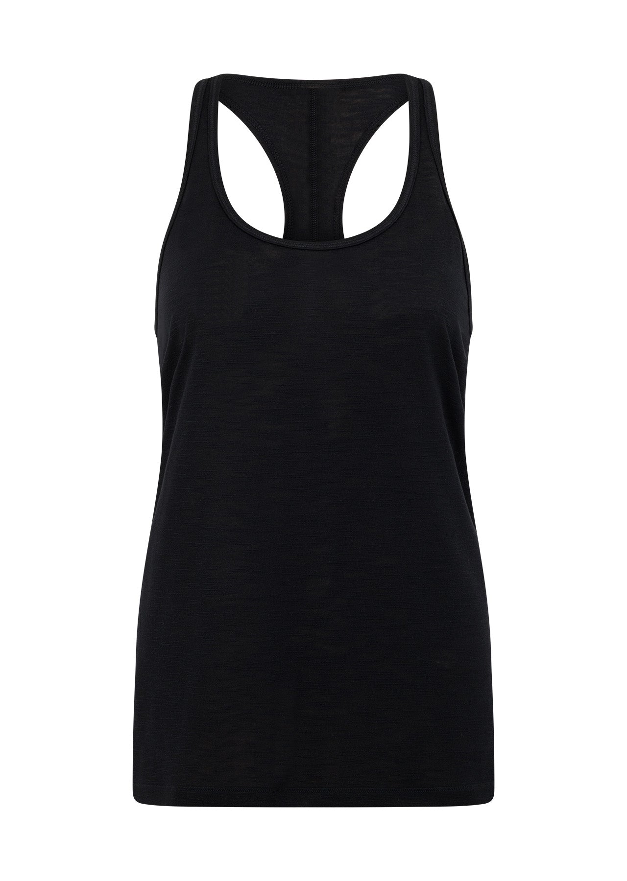 Slouchy Gym Tank - Black