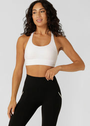 Amy Maximum Support Sports Bra - White - Catani Clothing