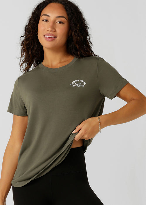 Lotus Tee - Agave Green