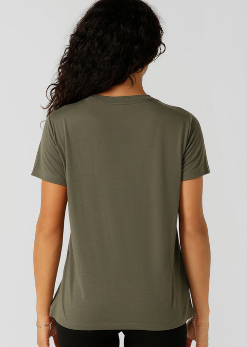 Lotus Tee - Agave Green