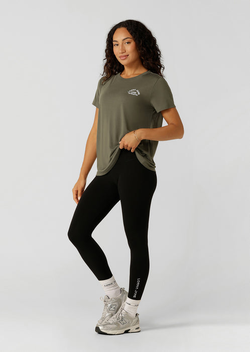 Lotus Tee - Agave Green