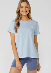 Lotus T-Shirt - Oxford Blue - Catani Clothing