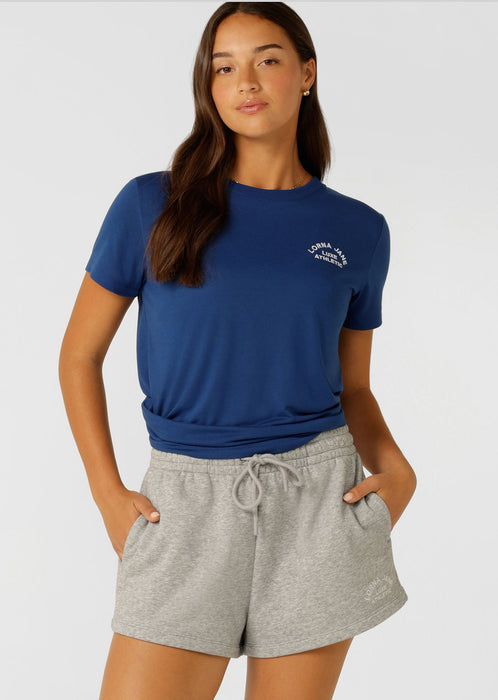 Lotus Tee - Riviera Blue