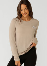 Lotus Long Sleeve Top - Latte - Catani Clothing