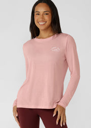 Lotus Long Sleeve Top - Wisteria Pink
