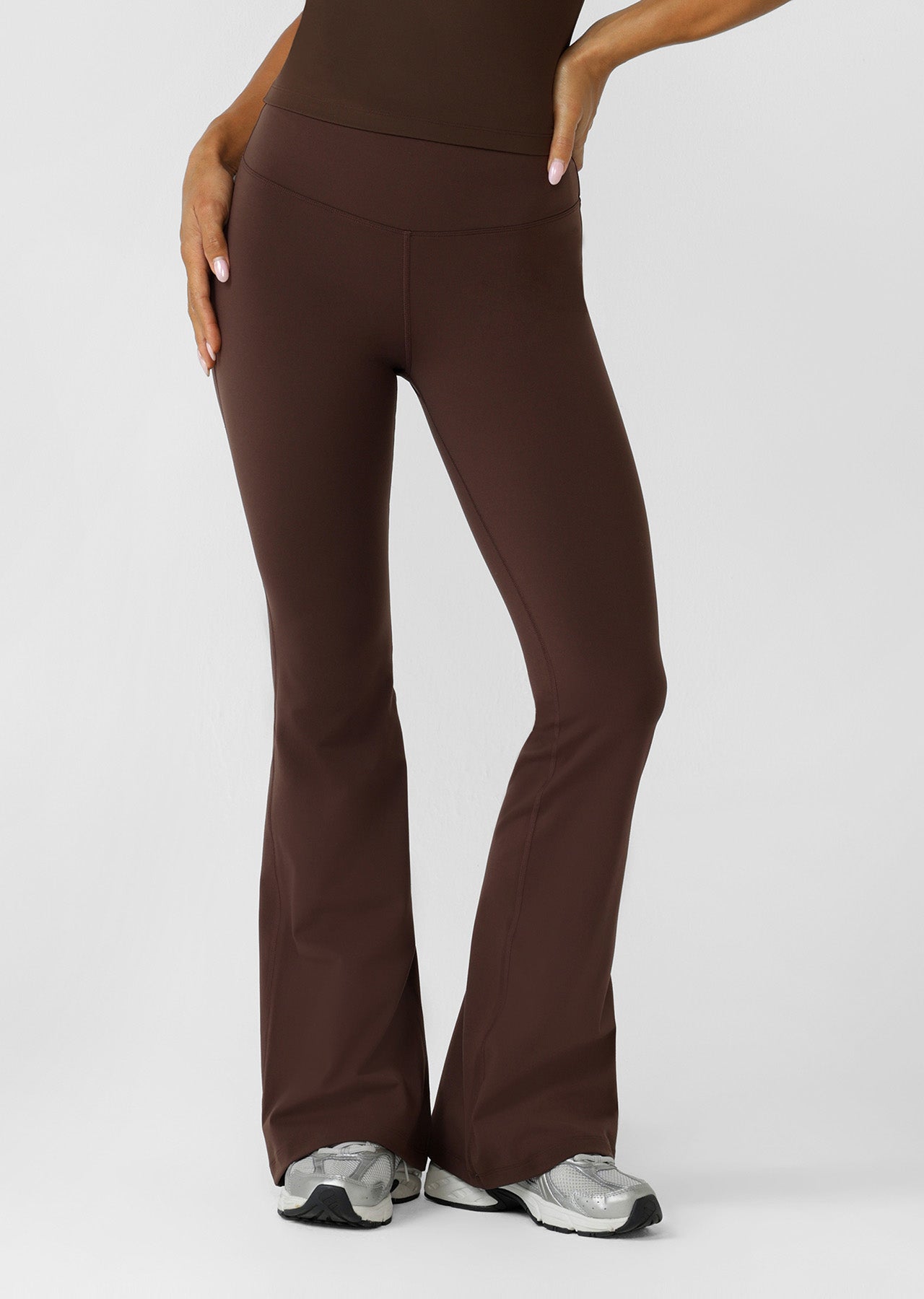Lotus Flared Leggings - Espresso